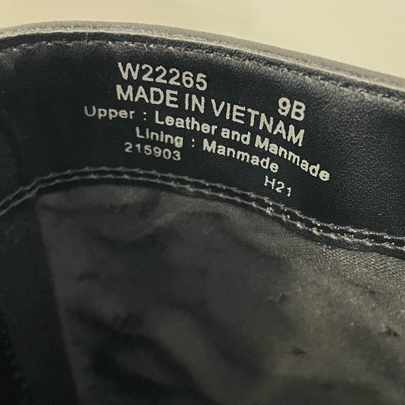 Cole Haan Women's Idah Boot Tall Riding Black Leather Winter Expanding Calf Sz 9 - Picture 8 of 9